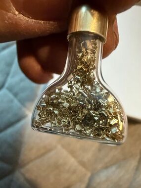 14k Gold in Clear Display Bottle